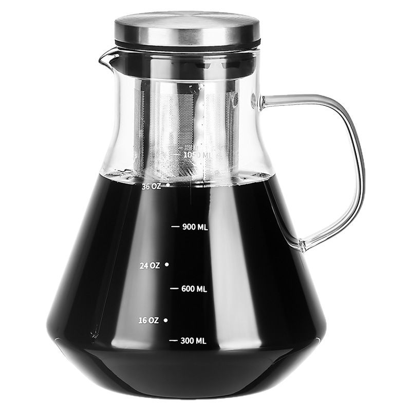 Gradert glass kaffekaraffel