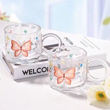 Store ører Super Fairy Butterfly Glass Cup