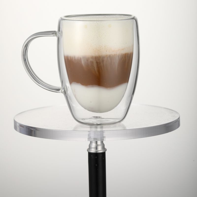 Eggformet Dobbelvegget kaffekopp i glass