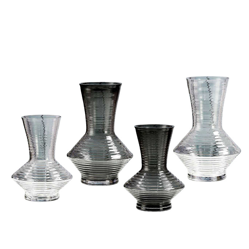 Enkel og kreativ glassvase i europeisk stil