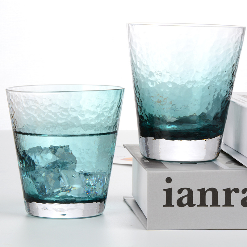 Glacier hamret glass vannflaske