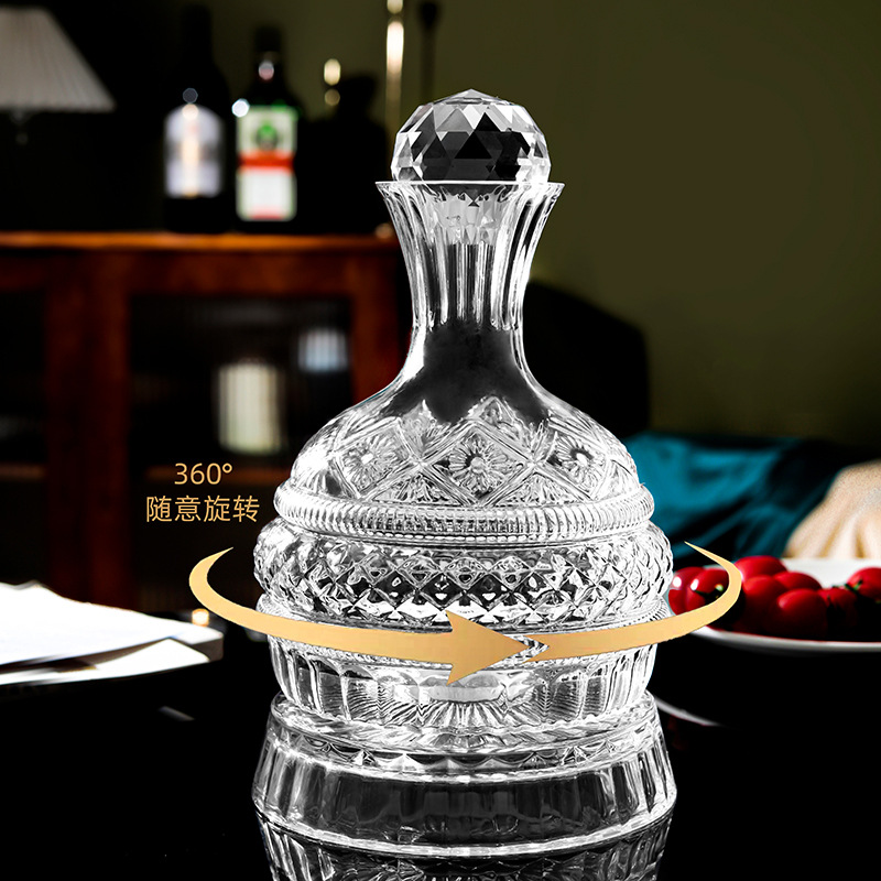 High-end roterende vinvinkivider ornamentgryte