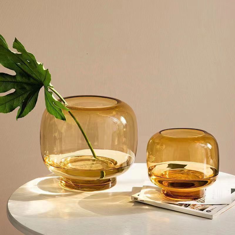 Instagram-verdig rund vase med stor mage