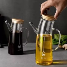 Ny stor kapasitet glass oljepotte krydderflaske