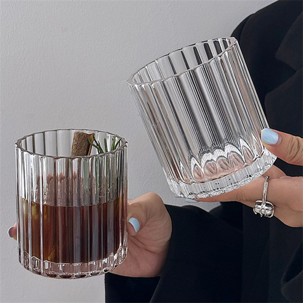 Retro amerikansk glass kaffeglass