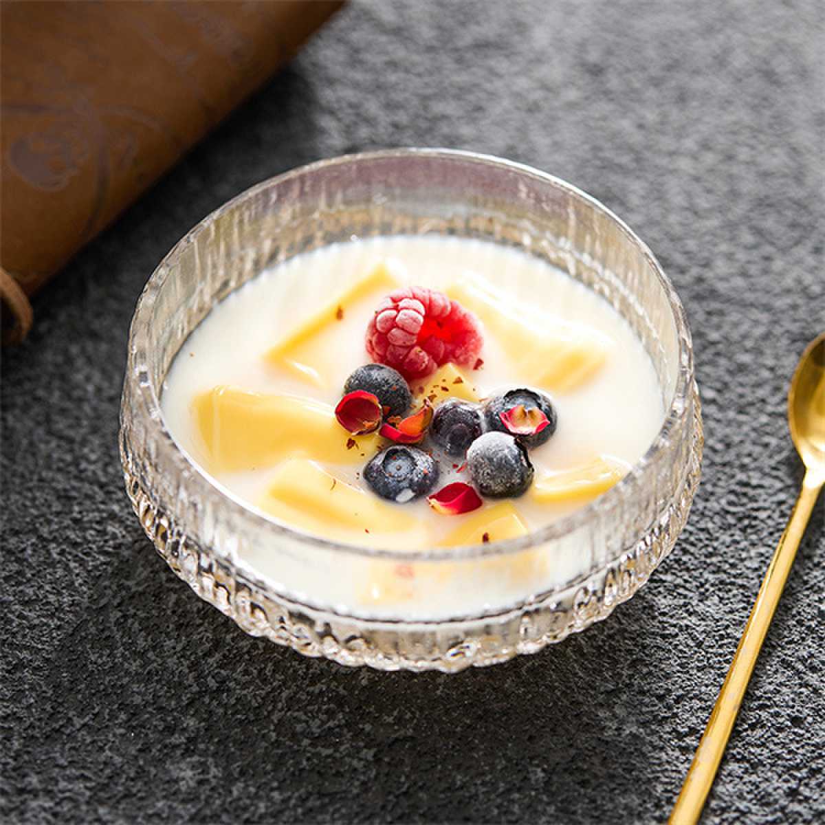 Wave dot dessert glassbolle